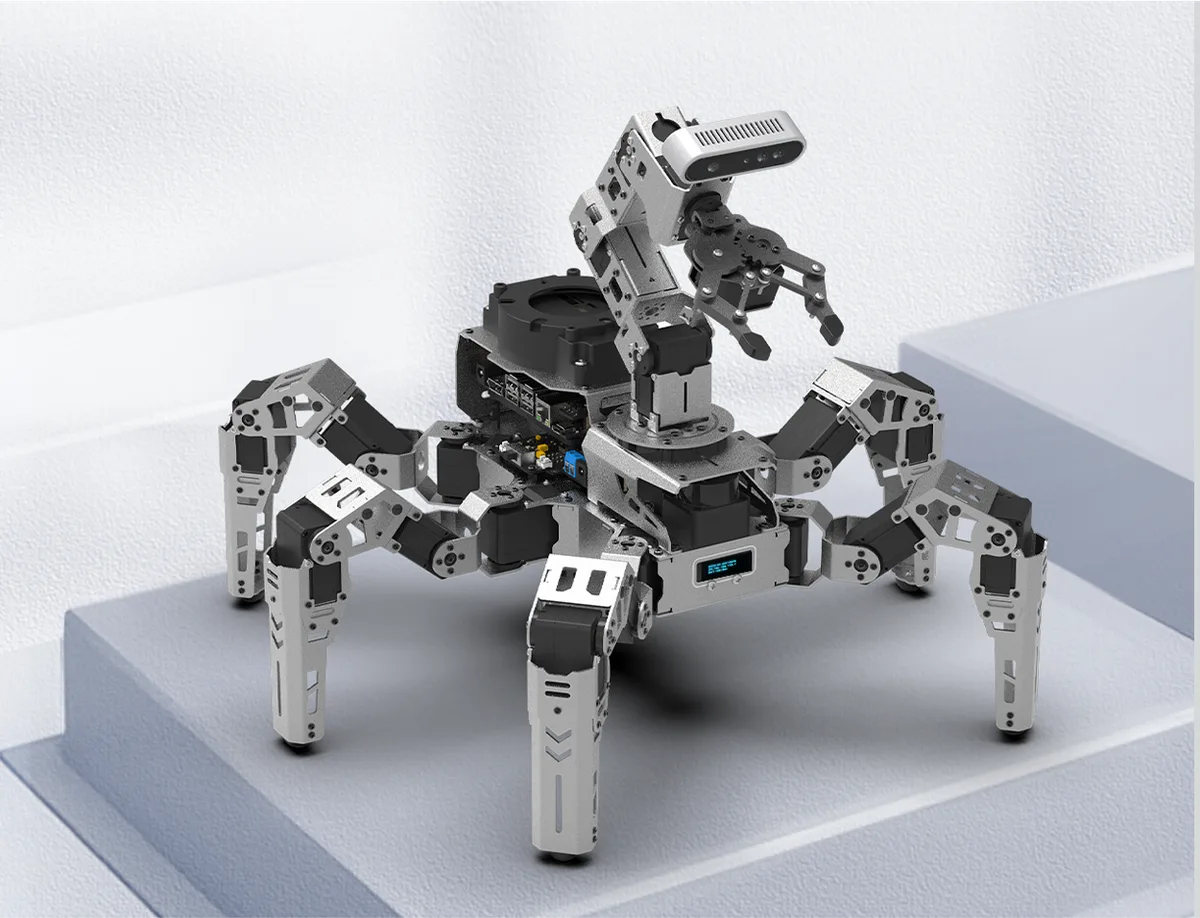 Lingqing ROSpider All-Terrain Hexapod Robot