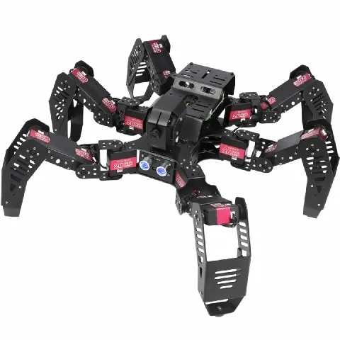 凌擎 SpiderPi 树莓派 AI 视觉六足机器人